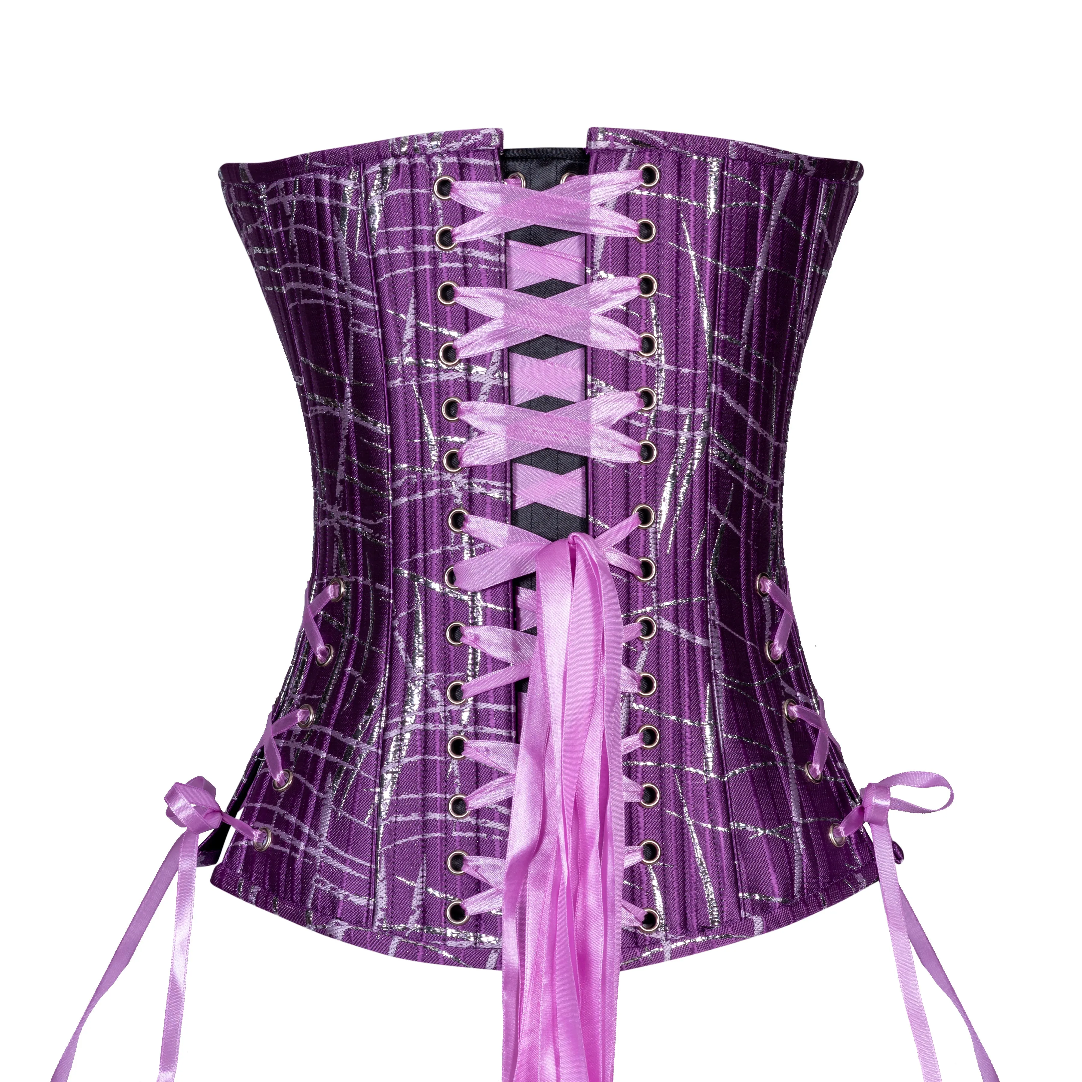 Abstract in Purple Overbust, Slim Silhouette, Regular ** PHOTO SAMPLE, ONLY SIZE 22M IS AVAILABLE