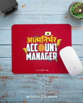 Atmanirbhar Account Manager - Funny Mousepad