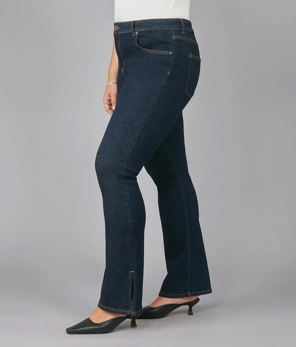 BILLIE-DRB High Rise Bootcut Jeans