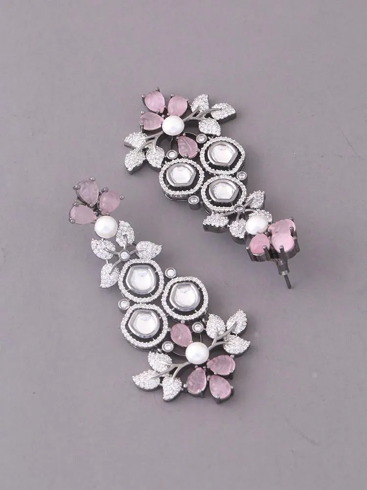 Blush Ianthe Zirconia Danglers