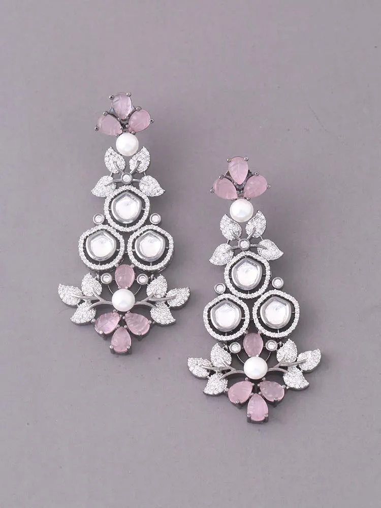 Blush Ianthe Zirconia Danglers