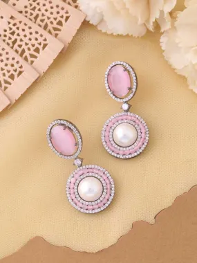 Blush Junia Zirconia Danglers