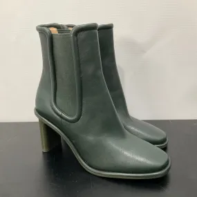 Boots Ankle Heels By Coach In Green, Size: 7.5