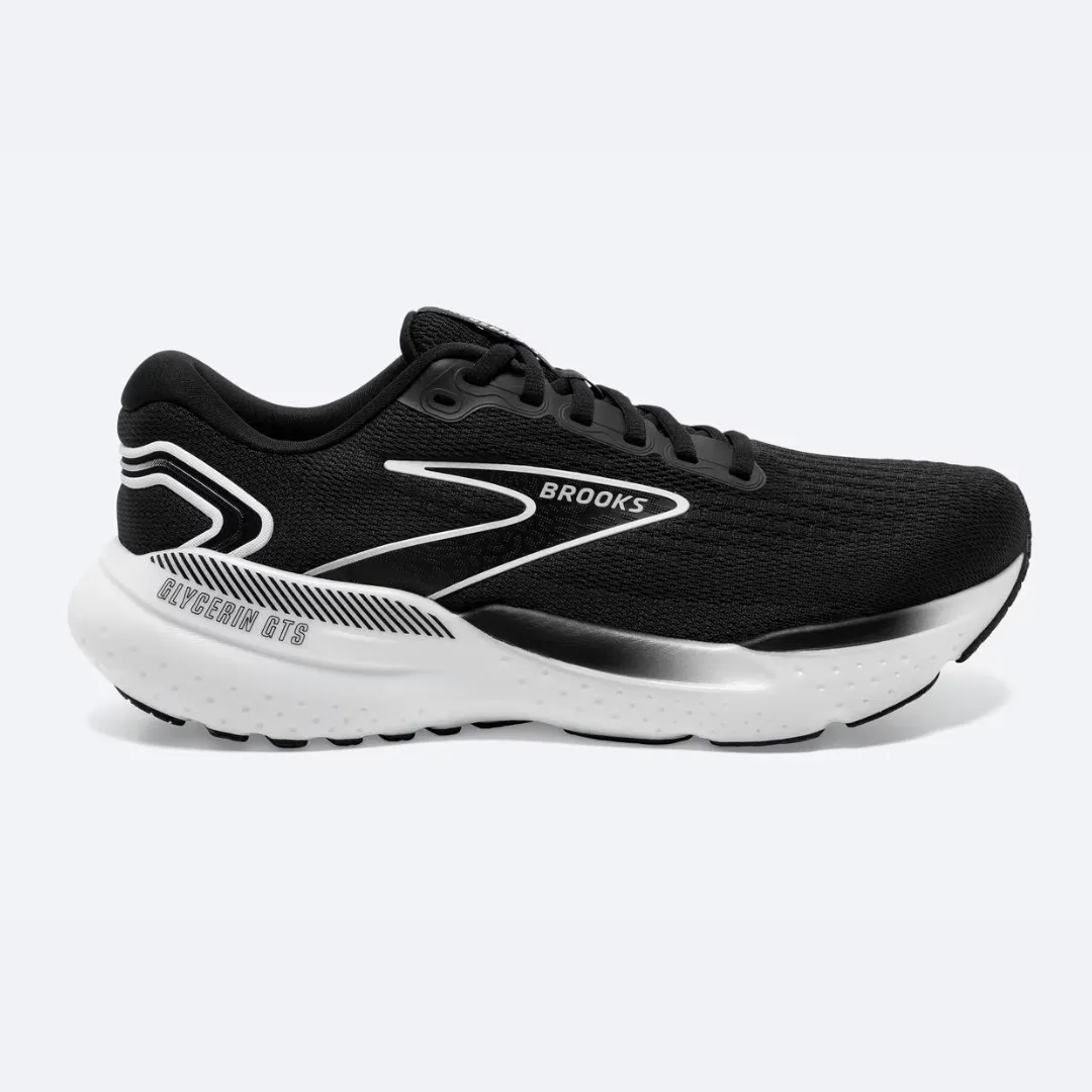 Brooks Men's Glycerin GTS 21 - Black/Grey/White