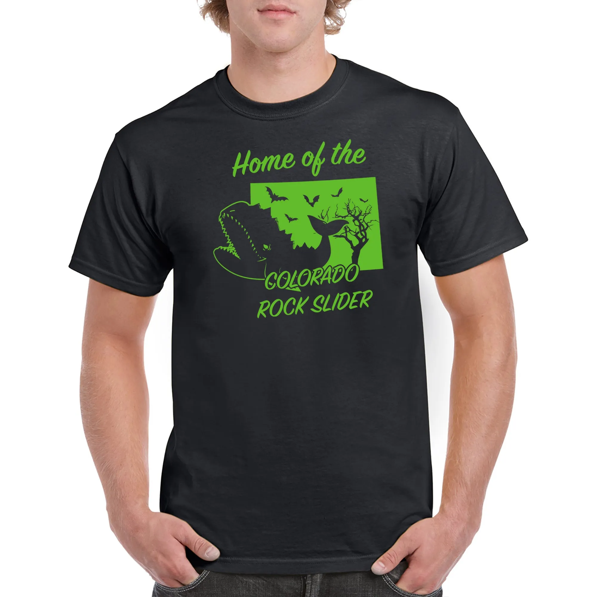 Colorado Rock Slider Cryptid T-Shirt - Black