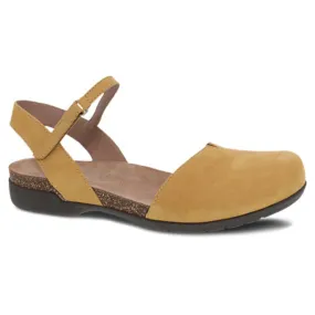 Dansko Rowan Mustard Milled Nubuck Mary Jane (Women's)