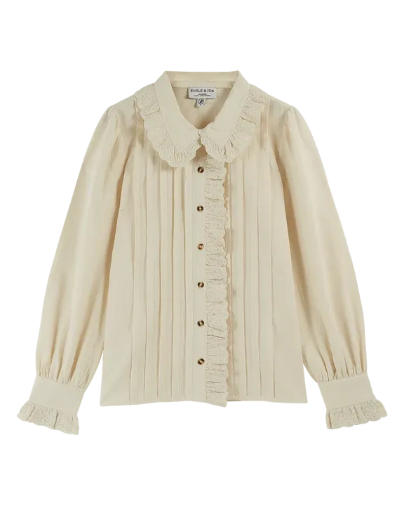 Emile & Ida Ange Vintage Shirt Cream