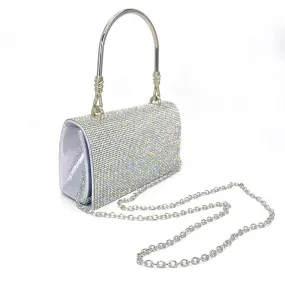 Full-Diamond Clutch: A European & American High-Sense Statement Piece