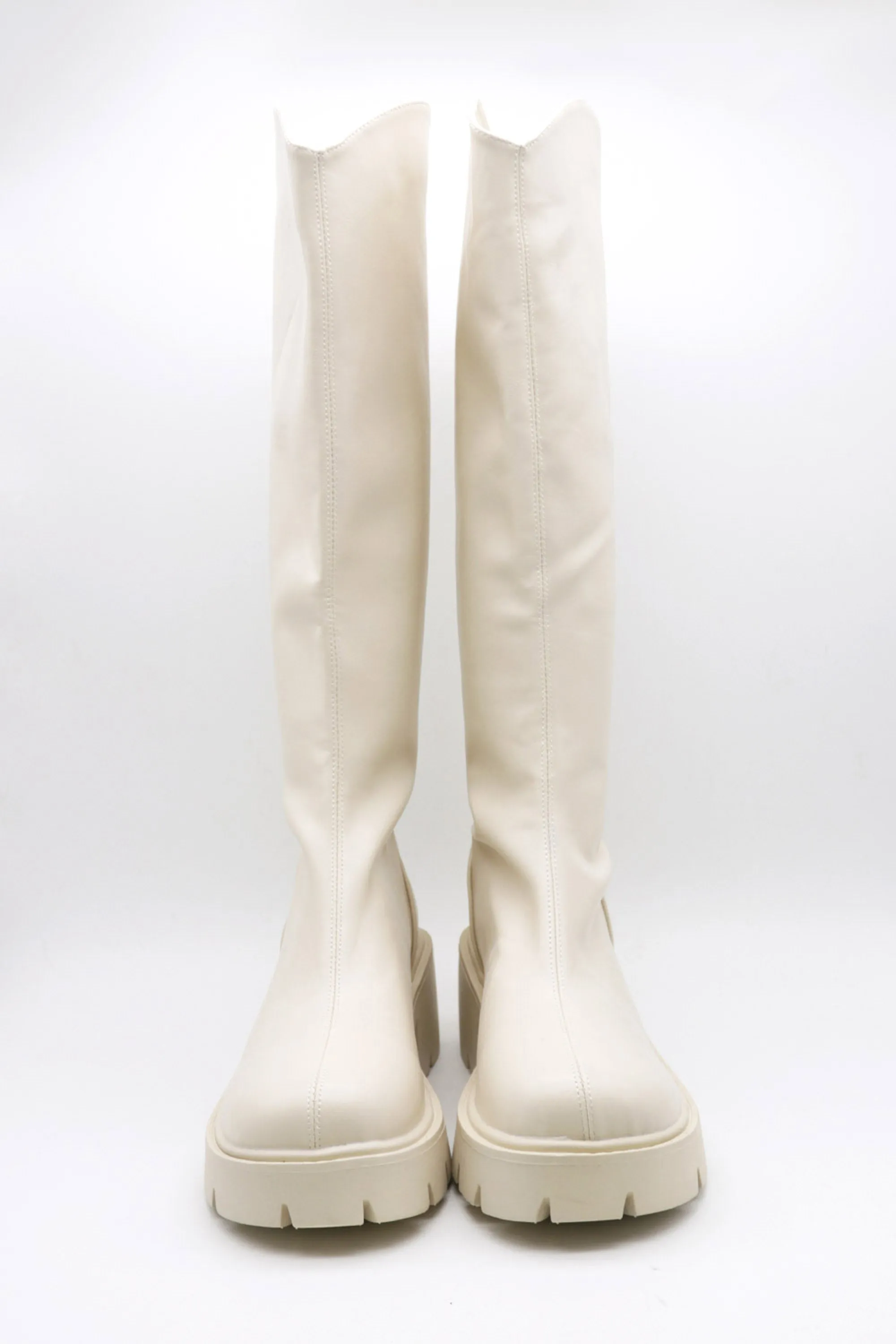 Knee Length Platform Boots