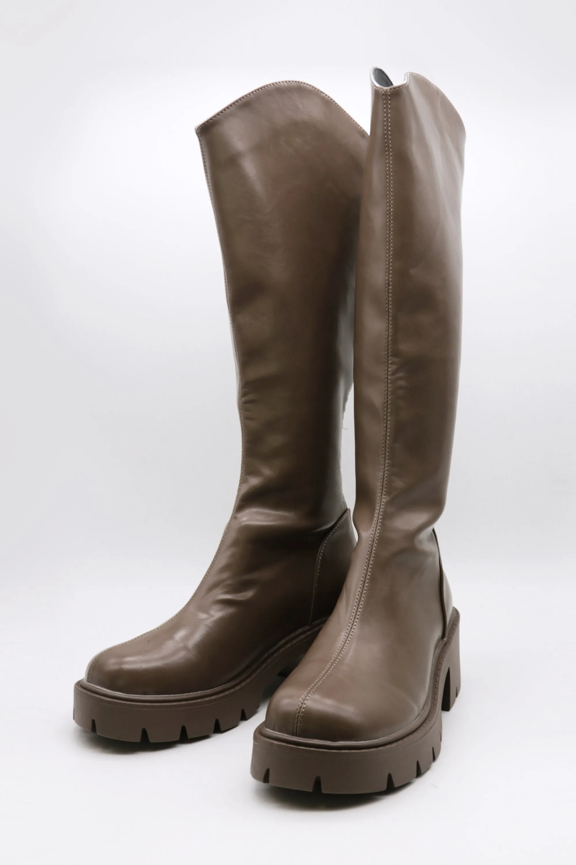 Knee Length Platform Boots