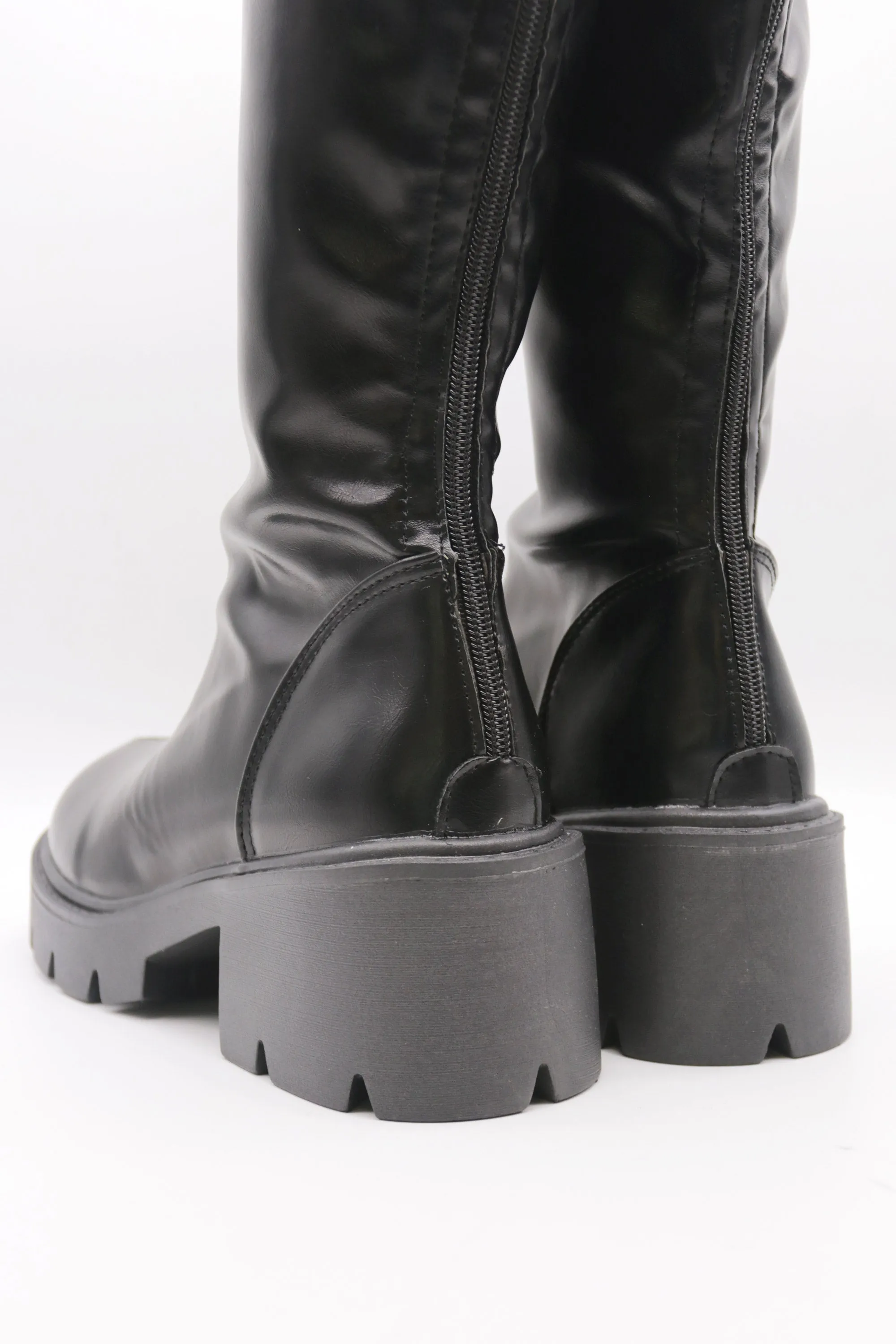 Knee Length Platform Boots