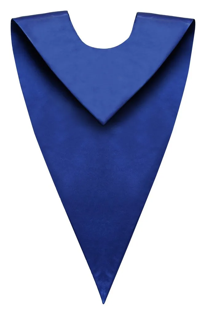 Royal Blue V-Neck Children Choir Stole