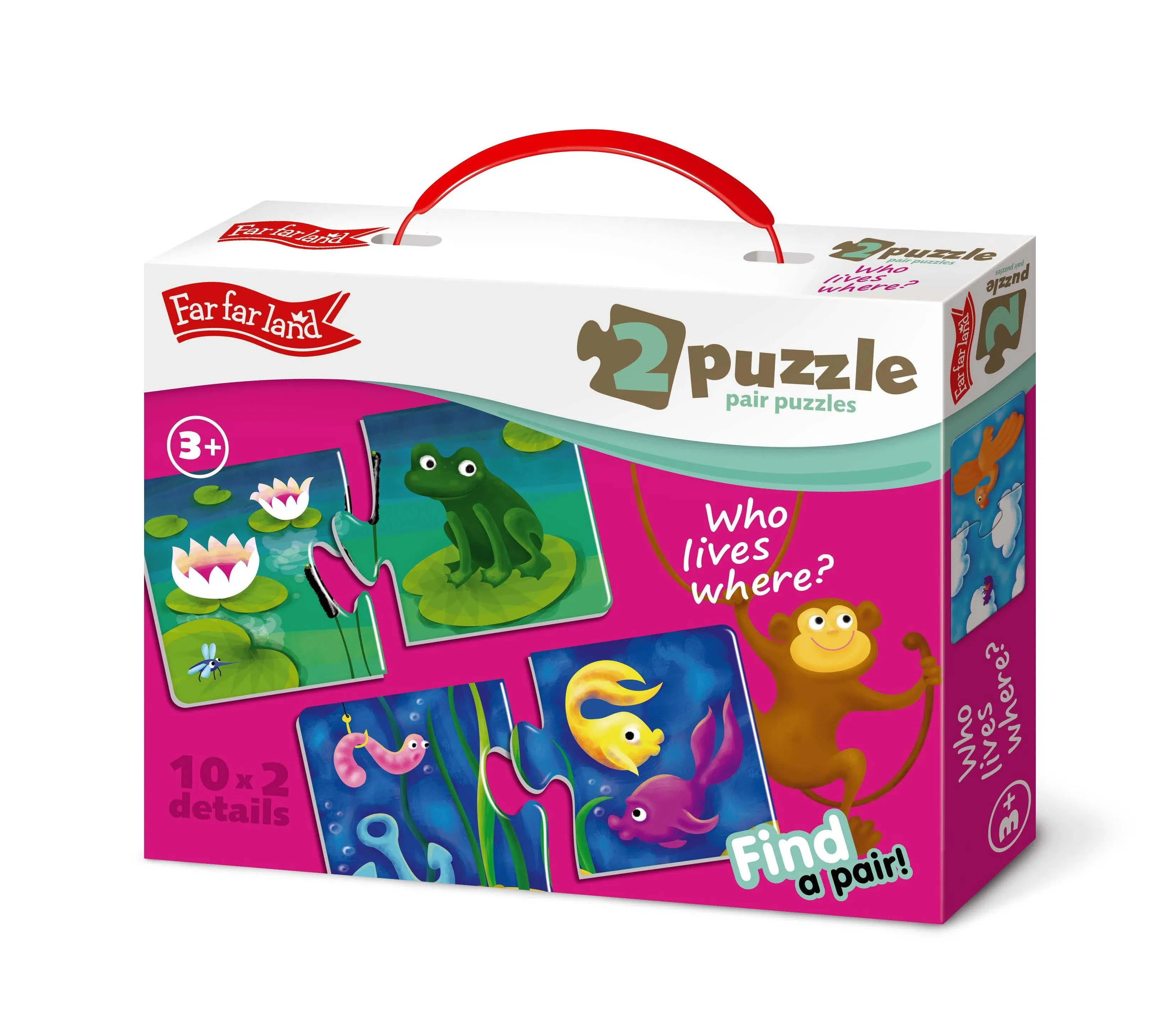 Toddler Puzzles - Puzzle Pairs Who Lives Where?